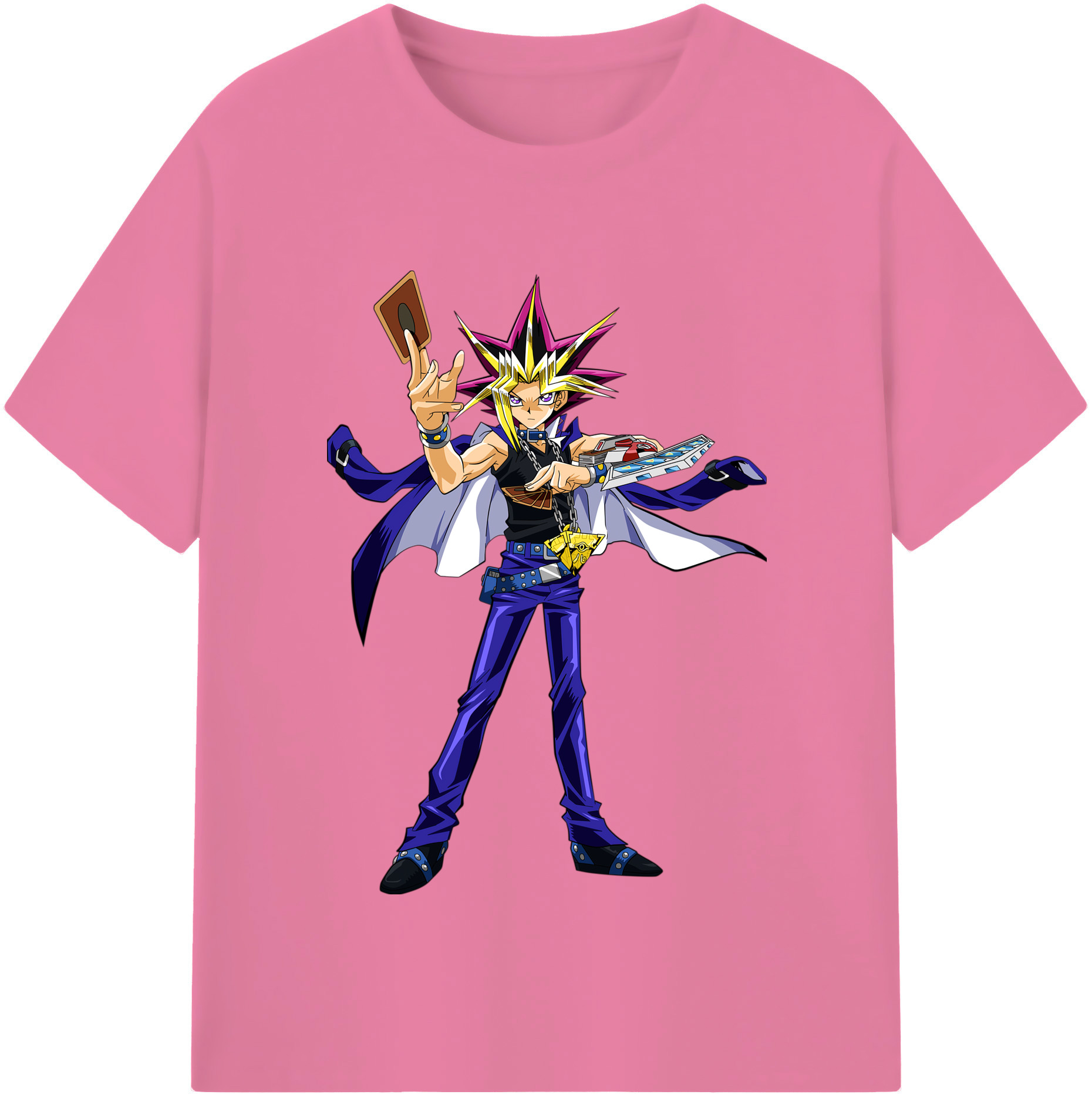 （画像用） 遊☆戯☆王 Yu-Gi-Oh! 綿100％半袖Tシャツ（フロントプリント）